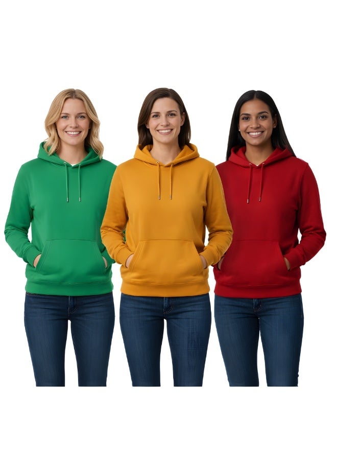 برينت شوب فور مي هودي نسائي - ملابس شتوية للنساء - هودي ناعم ودافئ للسيدات، هودي بأكمام طويلة للنساء، ملابس شتوية مريحة - Image 1